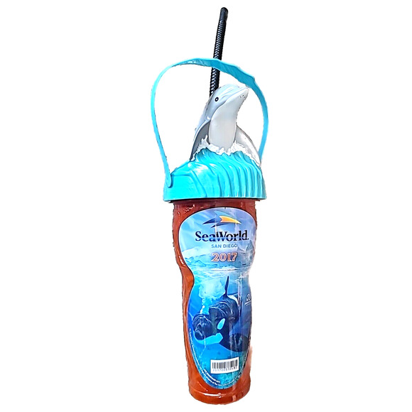 Whirly Drinkworks | Dining | Sea World Dolphin Plastic Souvenir Tall ...